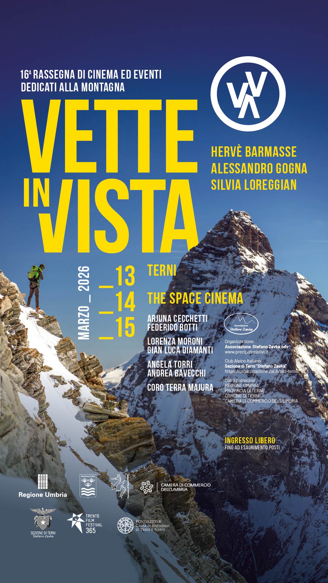 immagine notizia (ptn) Conferenza stampa in Provincia: presentazione della 16esima edizione di Vette in Vista – 10 marzo